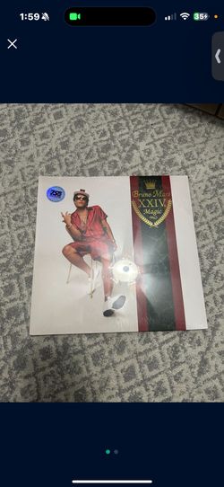 Bruno Mars 24k Album Vinyl Record
