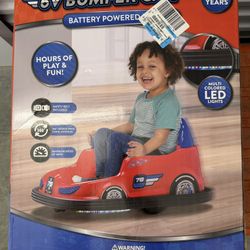 6V Bumper Car (Pink And Red)