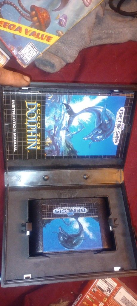Ecco The Dolphin 1 And 2. Sega Genesis