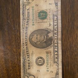 1988 A Series Rare $5 Bill b 2222 