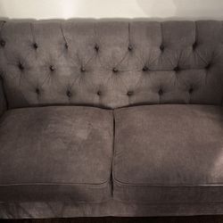 Grey Loveseat