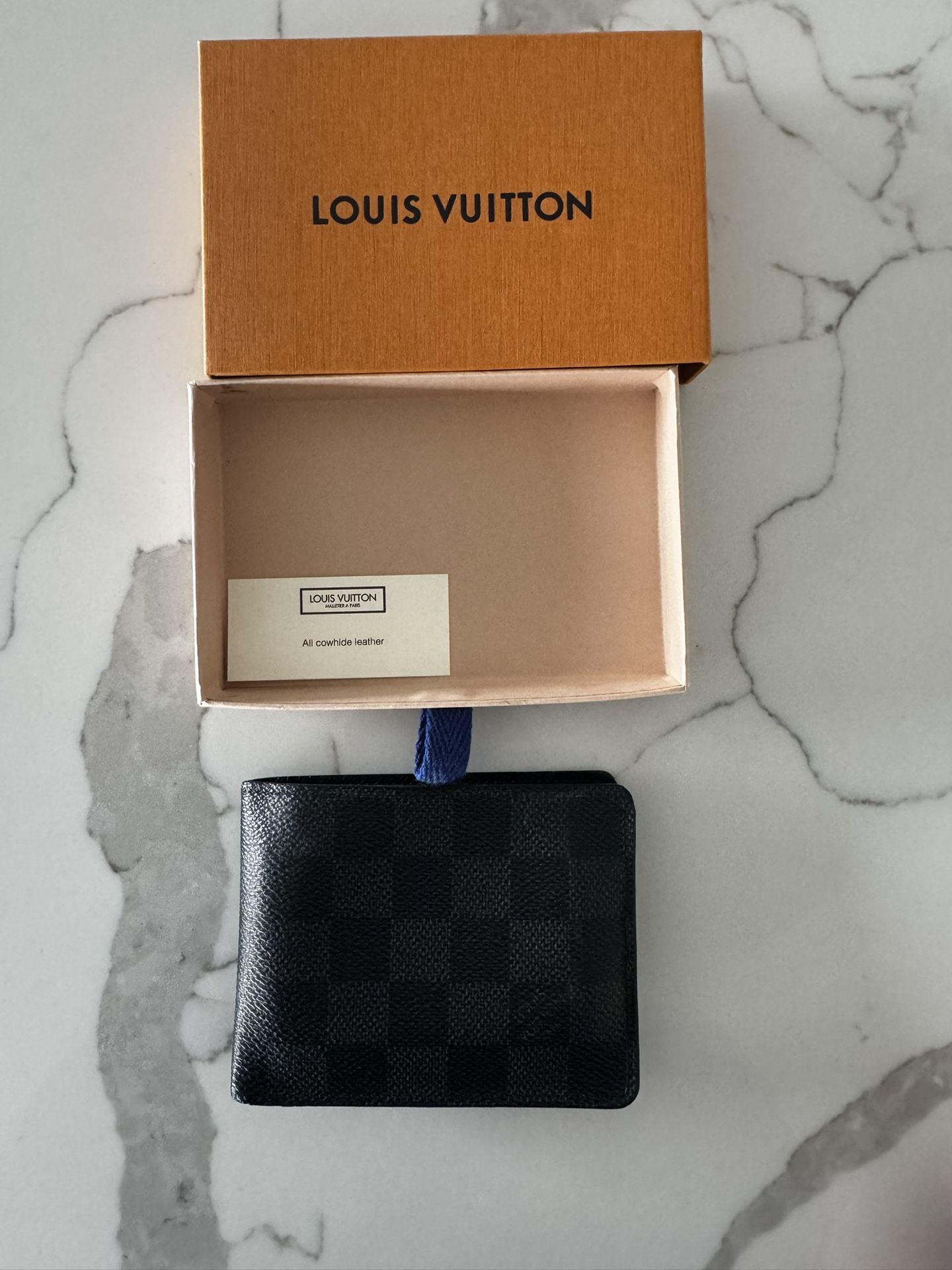 Authentic Louis Vuitton Slender Men’s Wallet Used 6month Small Wear As Shown,All Products : American Fashion Style Bags On Sale