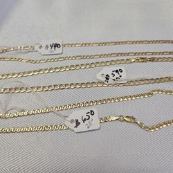 14k Real Gold Chains