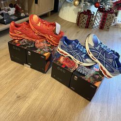 ASICS Gel-Nimbus 10.1 Kith Kith Marvel vs. Capcom Iron Man vs. Mega Man Sealed Box