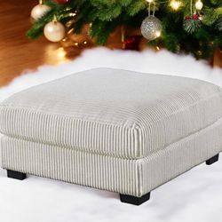New! Quality Comfy Large Luxurious Soft Touch Ottoman! 