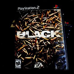 Black EA 2006 Game PS2 *Complete With Box No Manual*