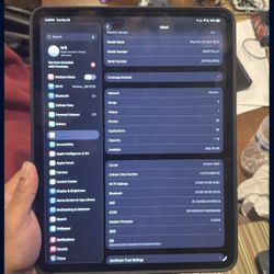 Ipad pro 13” M3 NANO GLASS Wifi And cellular 1TB