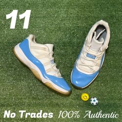 Size 11 Air Jordan 11 Retro Low “UNC” 🐬