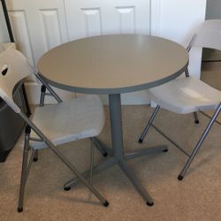 30” Table And Two Chairs