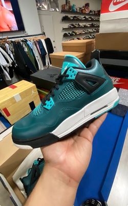 Nike Air Jordan Retro 4 TEAL Size 6.5 GS