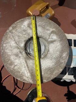 Sanding plate for floor buffer
