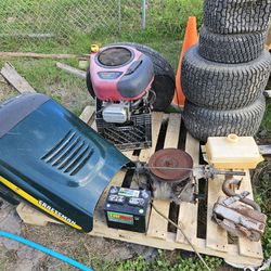 ALL ITEMS WORK GREAT, CRAFTSMAN RIDING LAWNMOWER, RYOBI TABLE SAW, CRAFTSMAN TRACTOR PARTS 