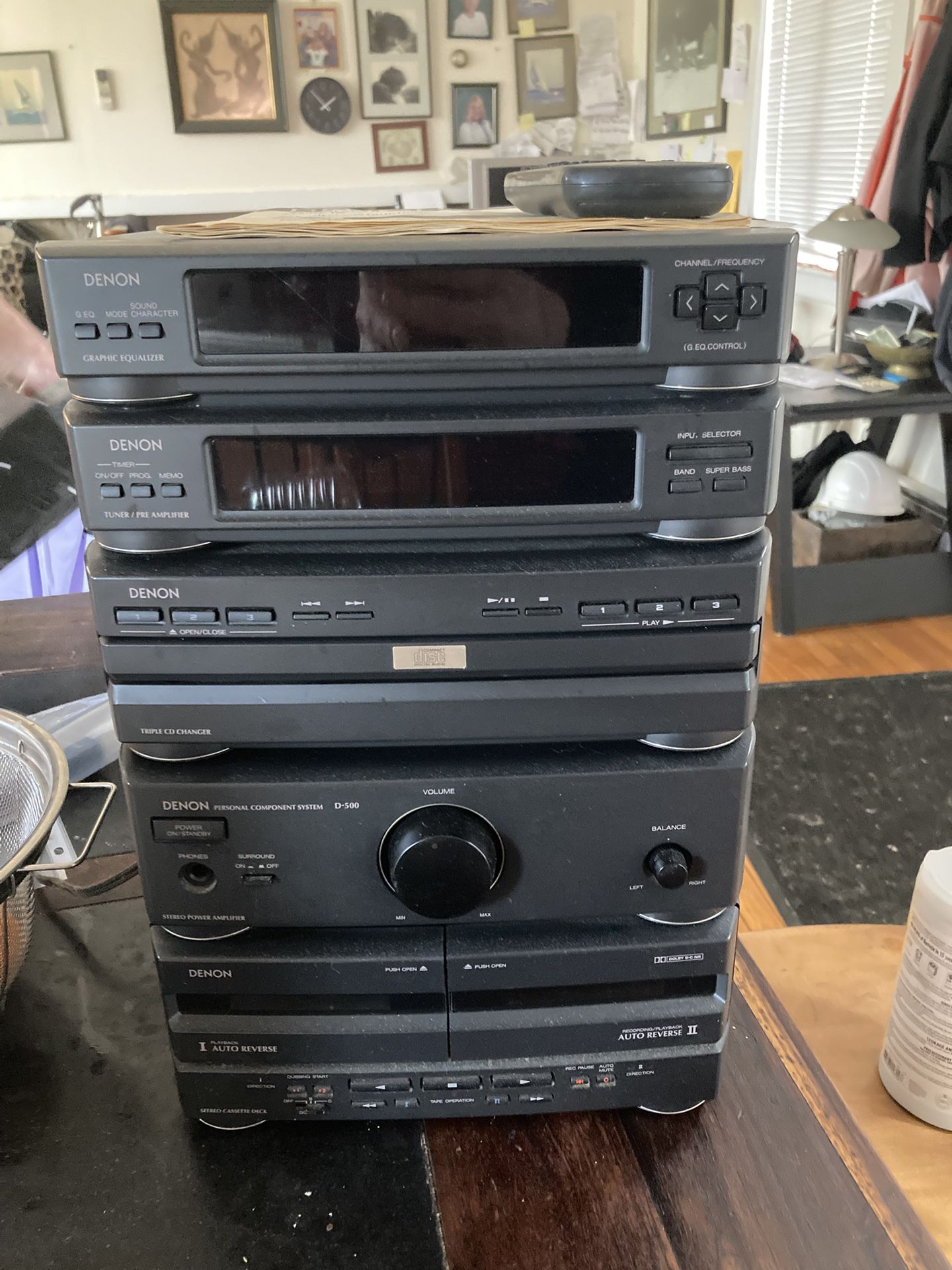 Denon D-500 Vintage Radio