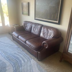Beautiful Leather Couch