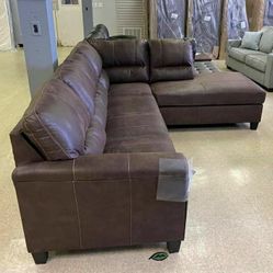 Sectional Sofa with Chaise 💛 No Needed Credit Check 💛 $39 Down Payment with Financing