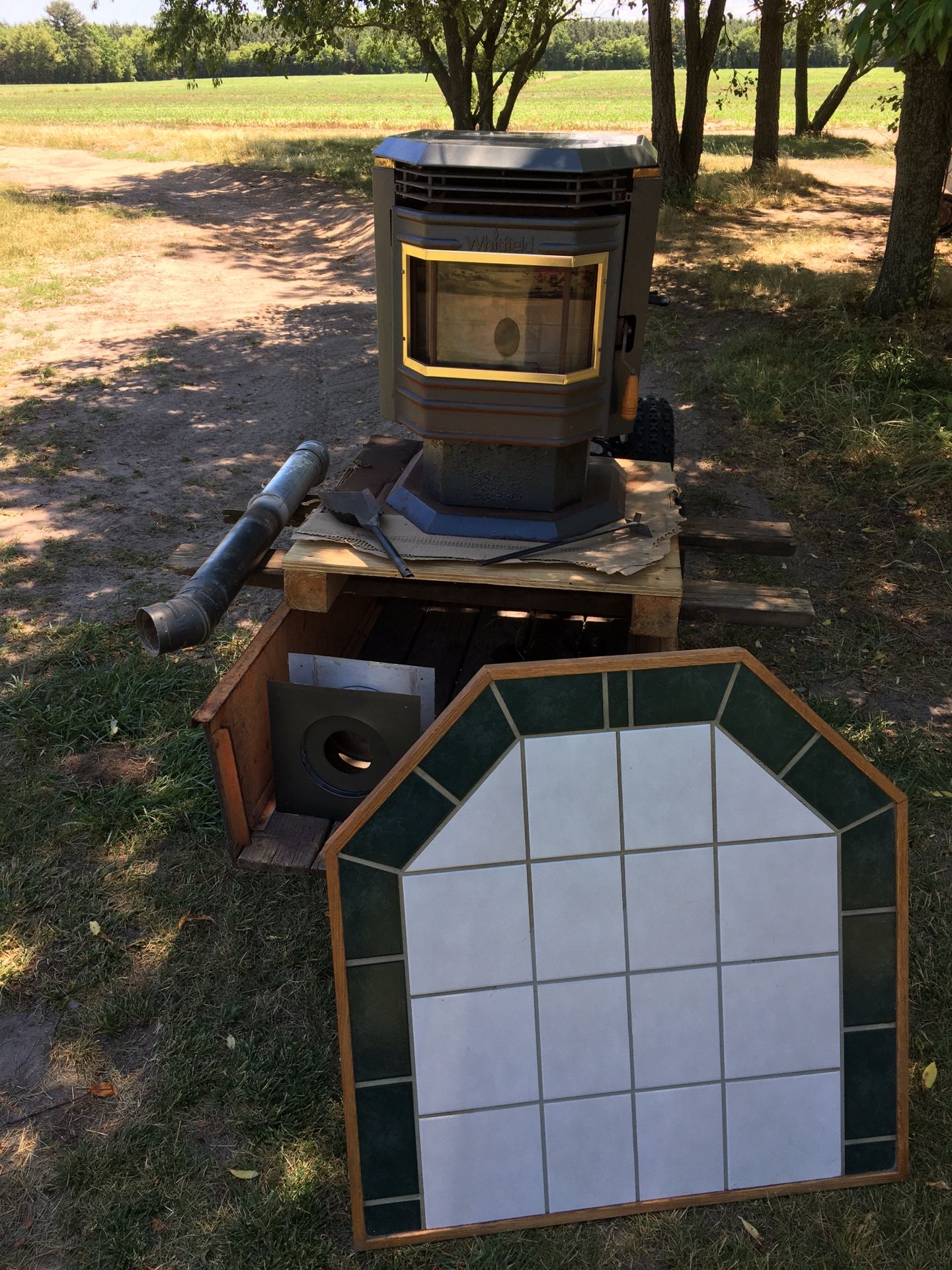 Working Whitfield pellet stove