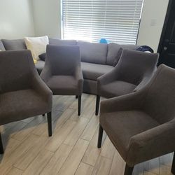 Ikea Grey Dining Chairs Set Of 4 