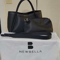 Newbella Kelly 2 Pcs Leather Tote Bag
