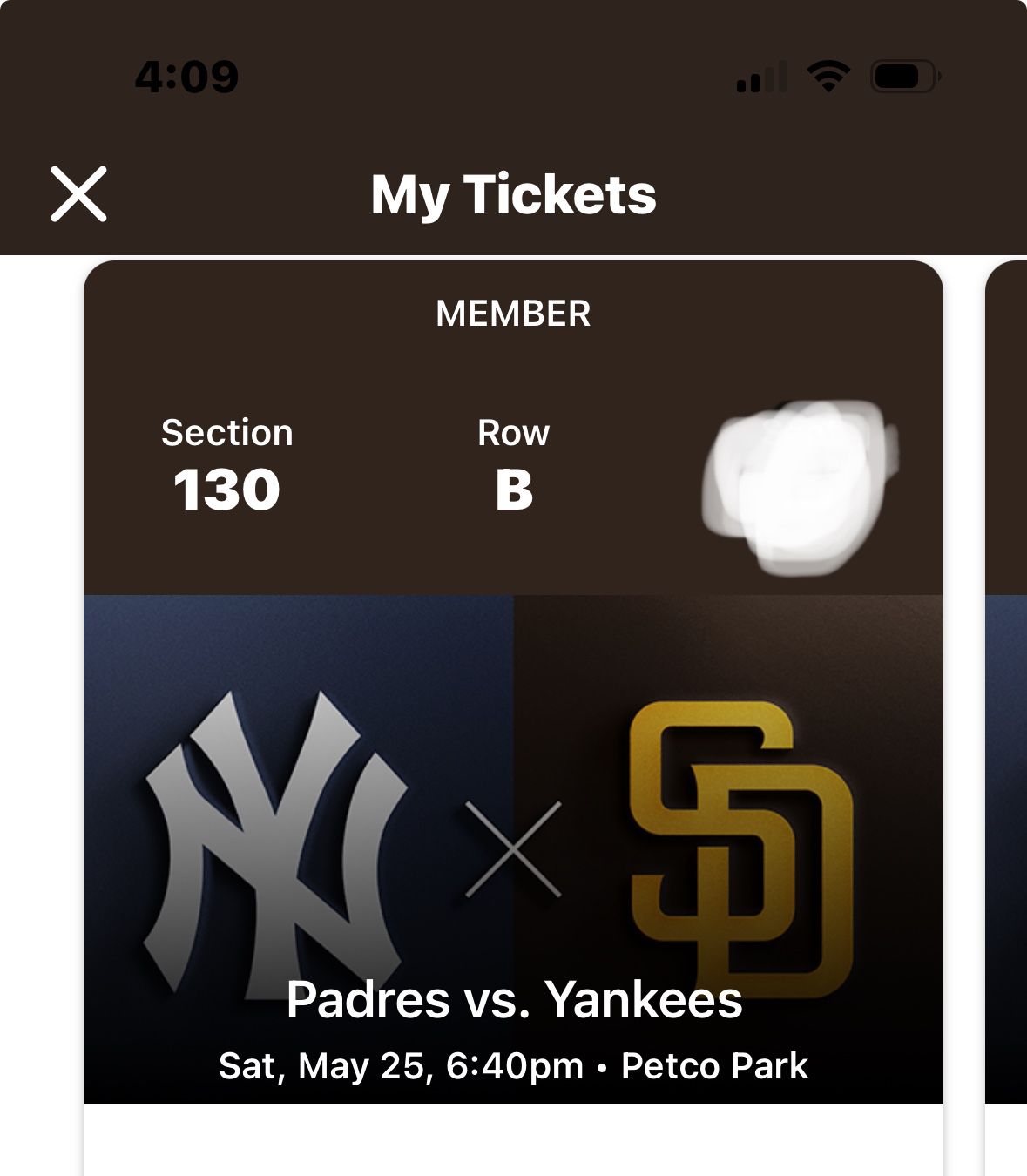 5/25 Padres v Yankees