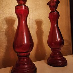 Red Glass Vase Things
