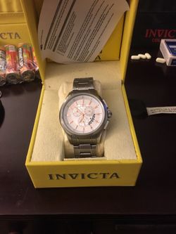 Silver invicta with copper inlays new