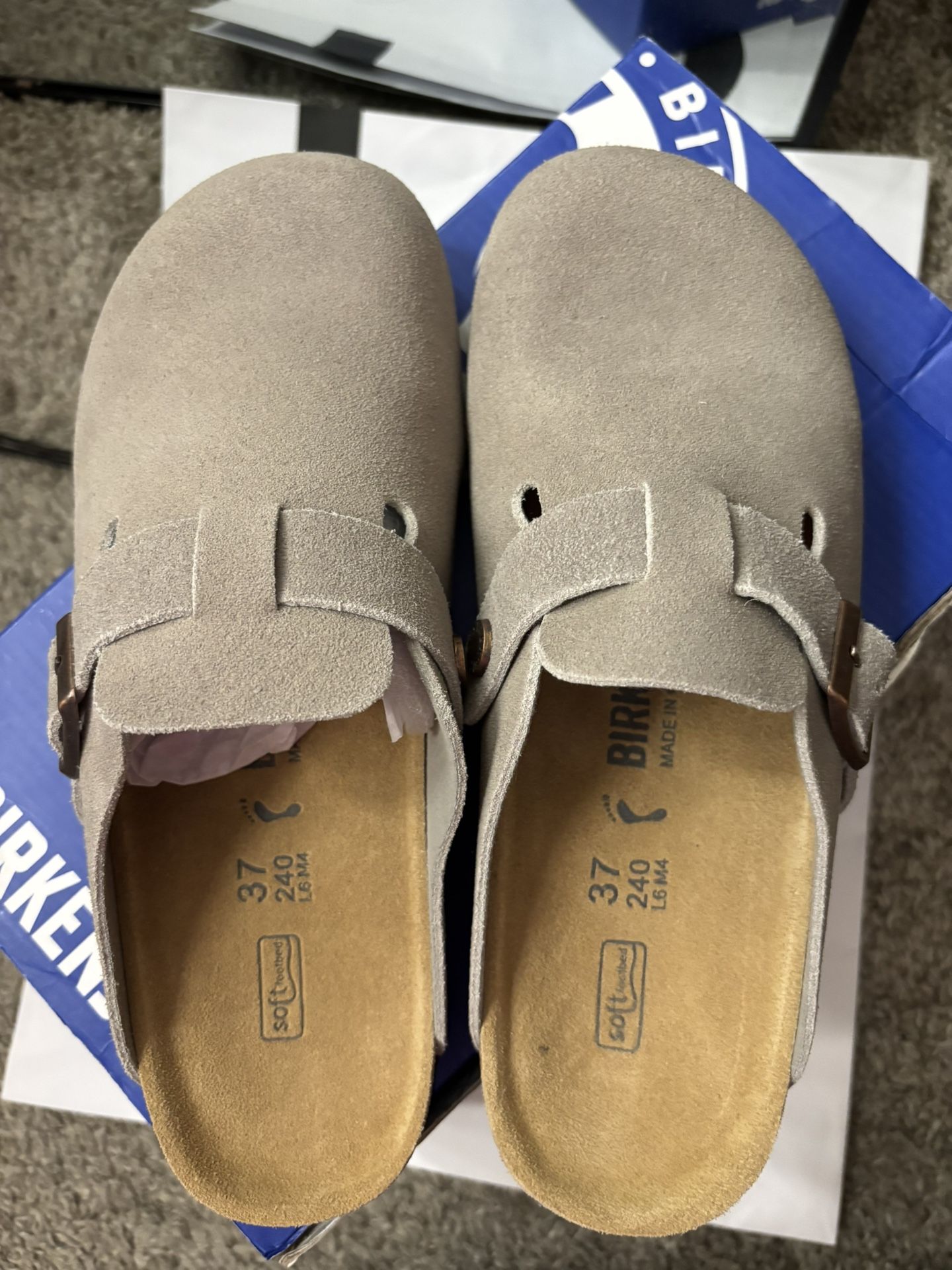 Boston Birkenstock Clog - Gray