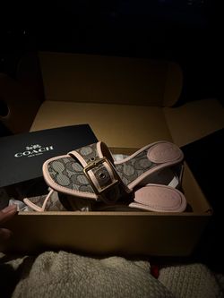 Coach sandals/heels