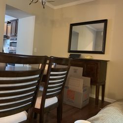Dinning Table  And Sideboard 