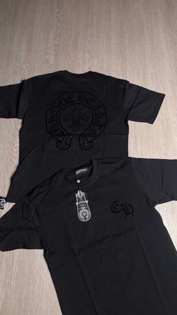 Chrome Hearts Black Graphic T-Shirts (2)