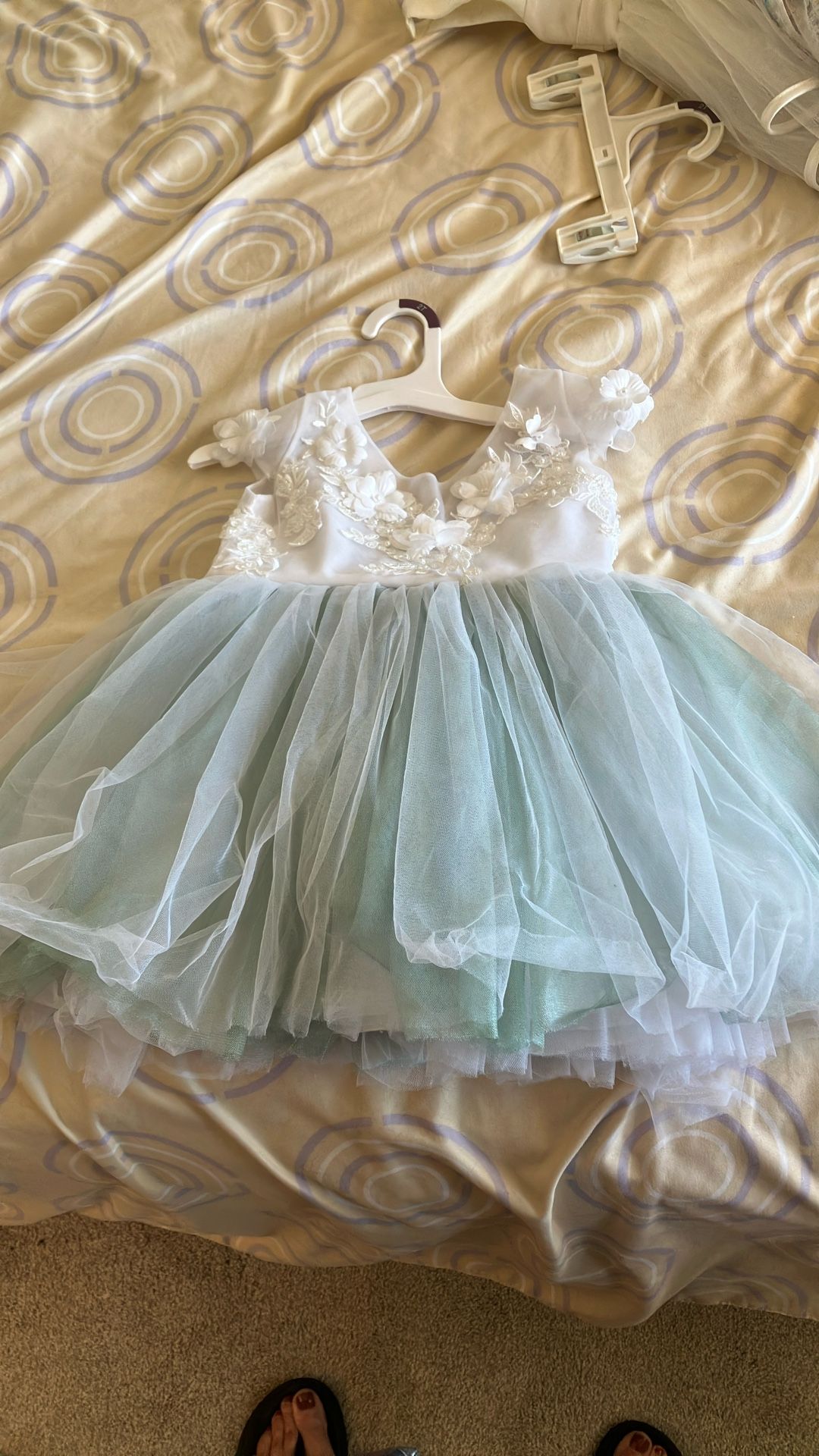 Flower Girl Dress. 2 T Custom Made