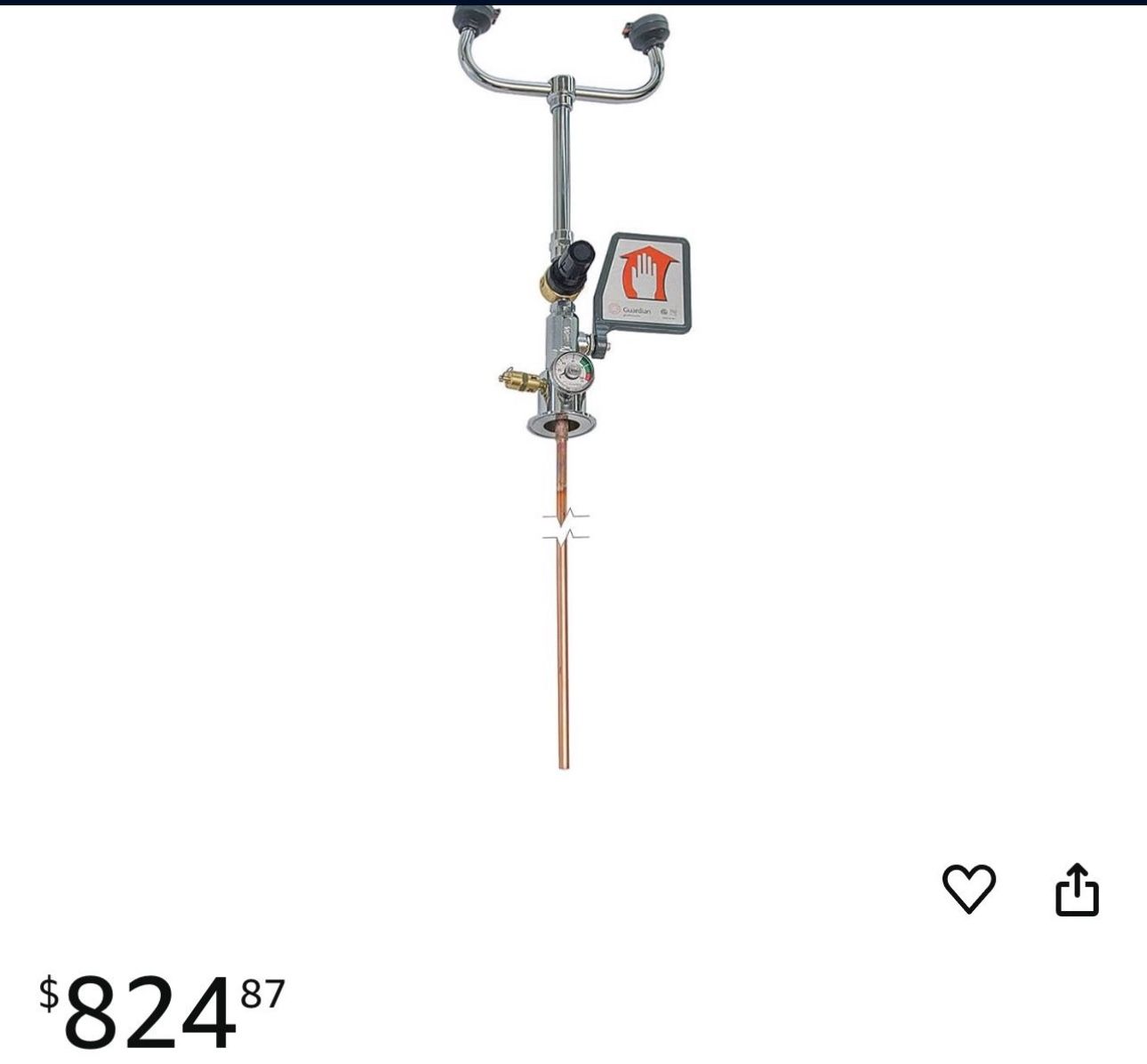 Upper Eyewash Assembly 