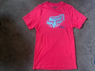 Fox Racing display like new T-Shirt Fox Racing Men's Red Fox Head Logo Graphic Crew Neck T-Shirt Cotton Knit