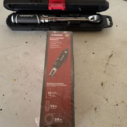 1/4 Inch Ratchet Wrench 250 Pound Torque Wrench