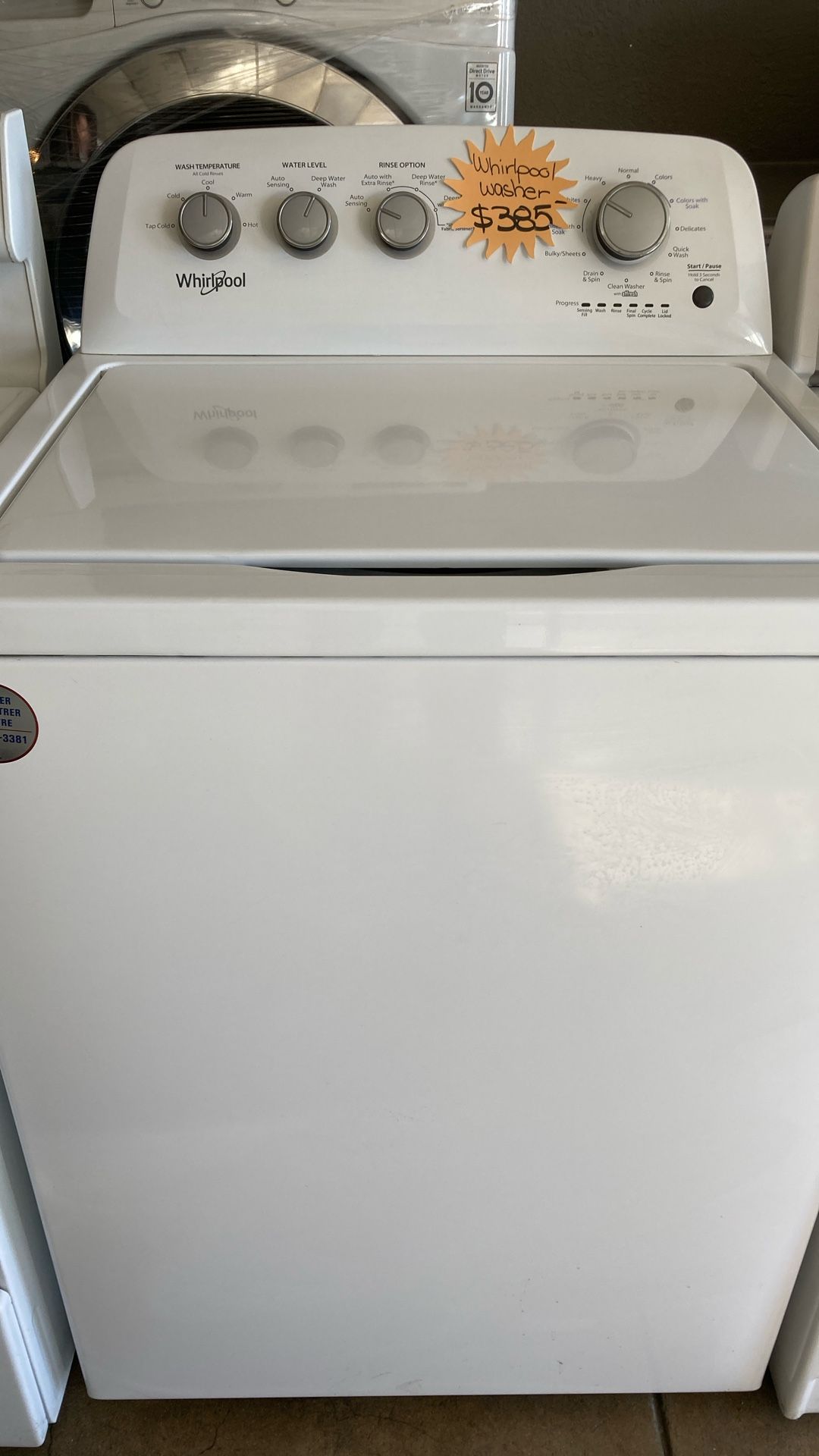 Whirlpool Washer