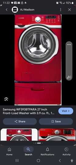 Samsung g washer