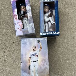 MLB Los Angeles Dodgers Clayton Kershaw 3000 Strikeouts Bobblehead 2025, 2024 & 2023 3K 