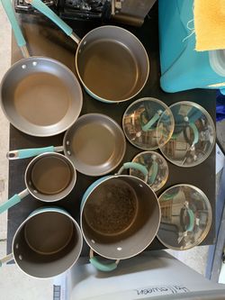 Rachael Ray Pot/Pan set With lids