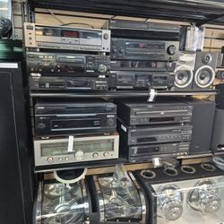 Audio Equipment Speakers CD Players, Amplifiers,  Receivers, Tape Players