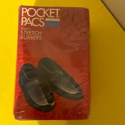 Pocket packs Men Rubber Shoe Covers 8.5-9.5