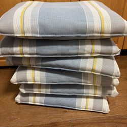 Waterproof Outdoor Cushions (set  of 6)