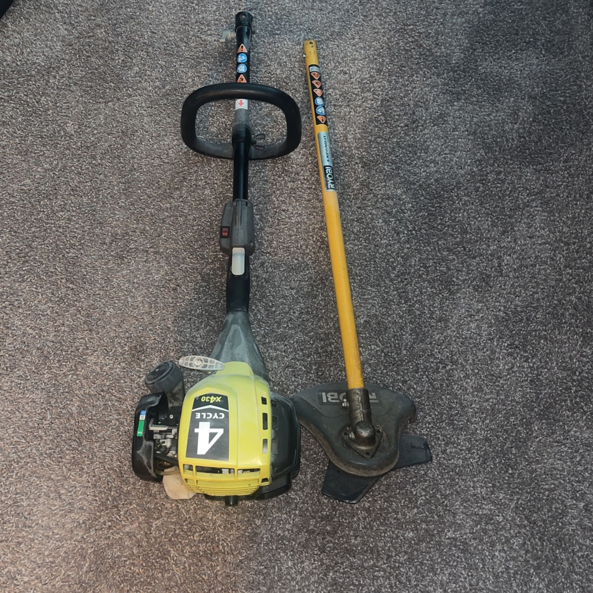 Ryobi Weed Whacker With Attachment