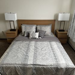 IKEA Queen Bed With Mattress