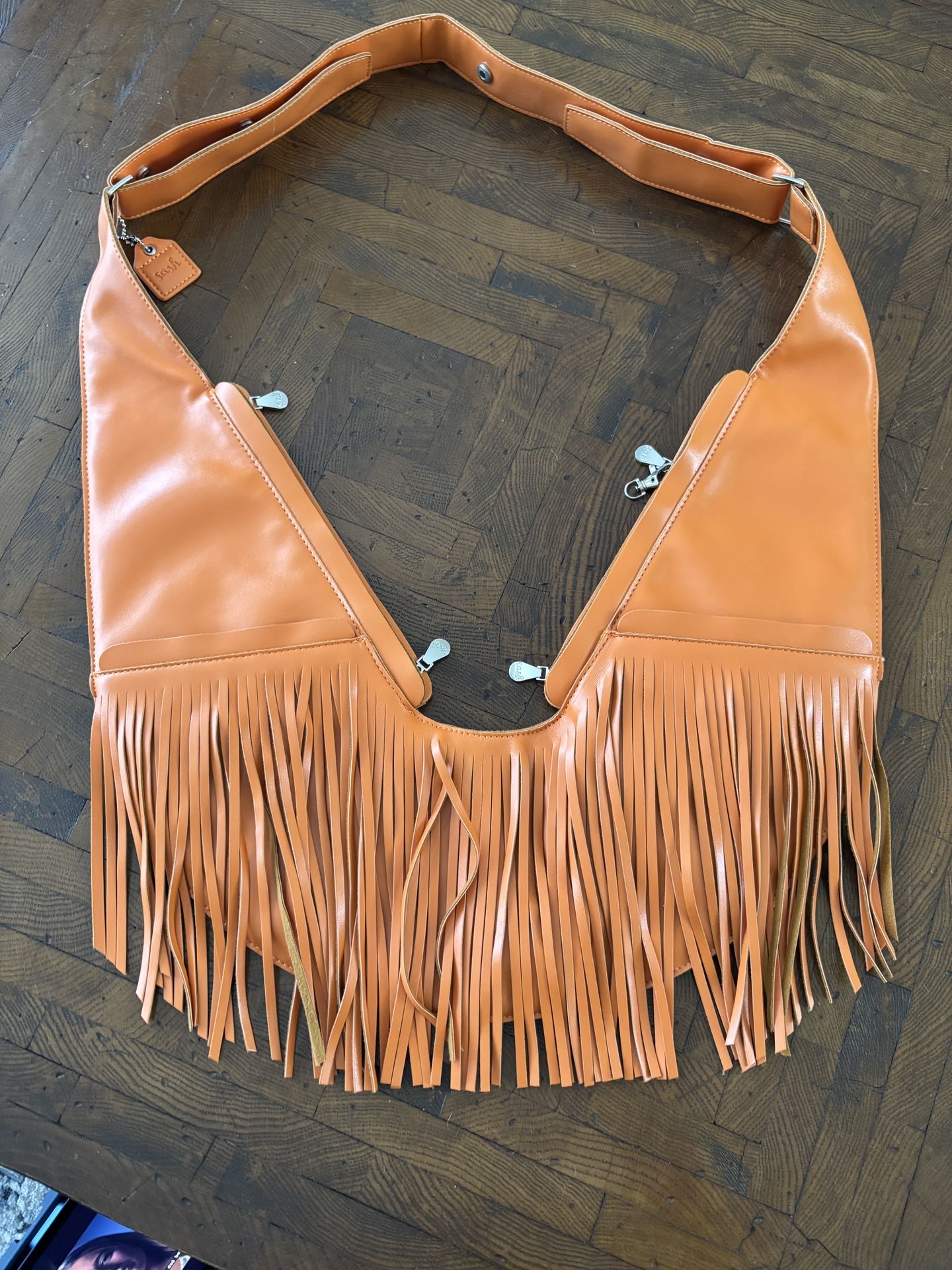 Sash Fringe Bag Terracotta (orange)