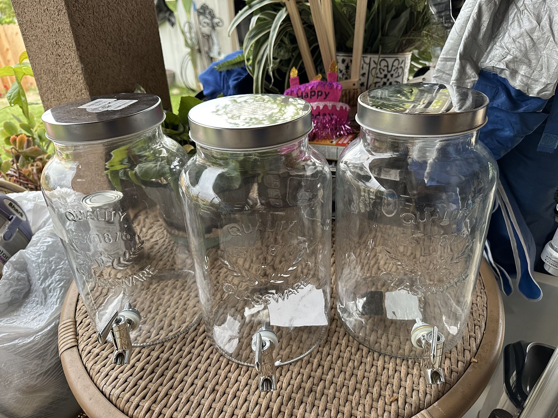 Contenedores Para Agua Fresca