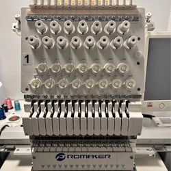 15 needle professional embroidery machine
