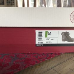 SO Brand Womens Black Boots Size 8