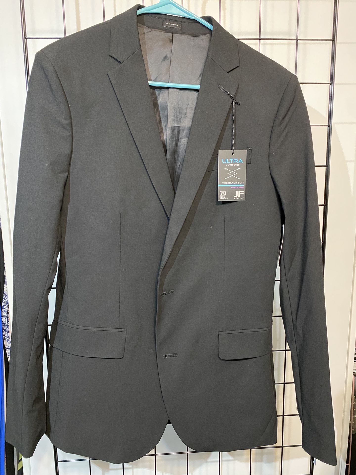 J.F Mens Suit Jacket Sz 40 Long