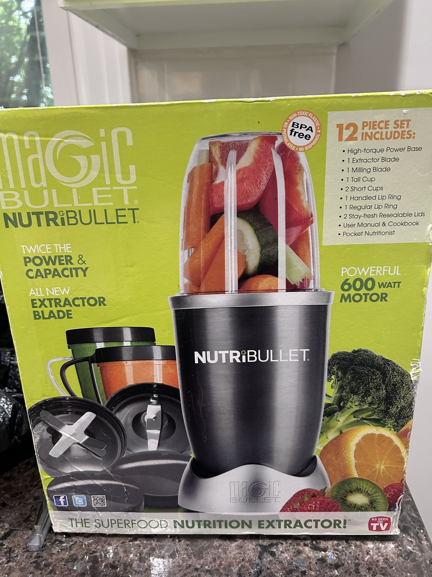 Nutri Bullet Blender, Brand New Inbox