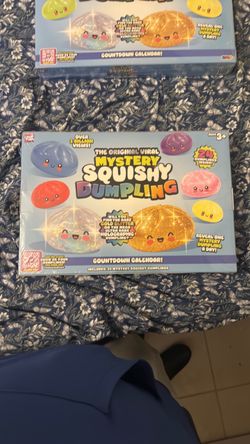 Mystery squishy, dumpling countdown calendar
