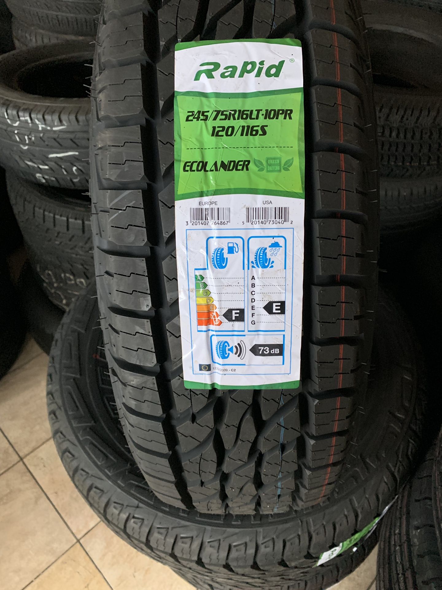 245/75/r16 LT RAPID ECOLANDER A/T